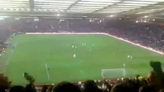 The Leeds Fans have terrified them! - Marching on together and the best Overhead kick ever