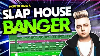 How To Make a Melodic SLAP HOUSE Banger - FL Studio 20 Tutorial (FREE FLP)