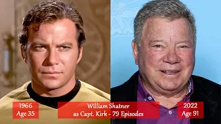 Star Trek the original (TV series) the cast from 1966/69 to 2022 Then and now