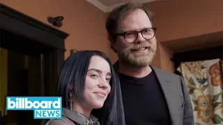 Billie Eilish Gets Quizzed On 'The Office' Trivia by Rainn Wilson | Billboard News