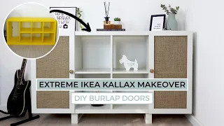 EXTREME IKEA KALLAX MAKEOVER │Hacking the IKEA KALLAX shelving unit one more time!│IKEA KALLAX HACK