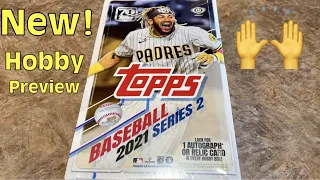 NEW RELEASE!  OPENING UP A HOBBY BOX OF 2021 TOPPS SERIES 2 BASEBALL CARDS!