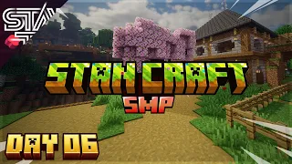 🔴 Let's Start Building The Town | Minecraft StanCraft SMP - Day 6