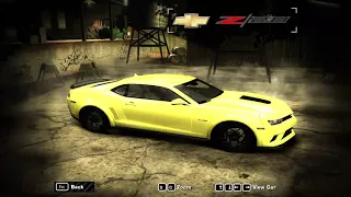 nfs most wanted - 2014 Chevrolet Camaro Z/28 Mod Tuning & GAMEPLAY