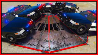 GTA 5 Roleplay - SPIKED 360 FLIP CAR DESTROYS COPS | RedlineRP