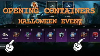 Opening Containers of Witch's Curse Halloween event 🎃 WOTB | WOTBLITZ