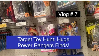 Vlog #7: Target Toy Hunt: Awesome Power Rangers Lightning Collection Ninjetti Finds!