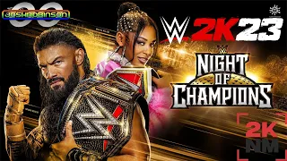 WWE Night Of Champions 2023 (w/JPJ) || WWE 2K23 Simulation