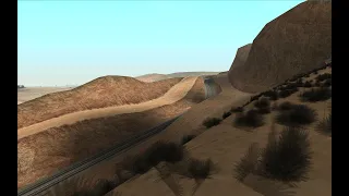 GTA San Andreas but everything is a desert (Yellow Grasslands Mod)