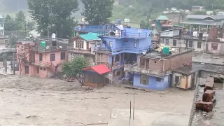Impact of heavy rainfall in Pin Parvati Sainj valley (major loss)