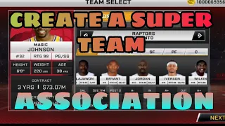 Create Super Team(Association Mode) | Jirou 2k TV | Nba 2k20 Mobile