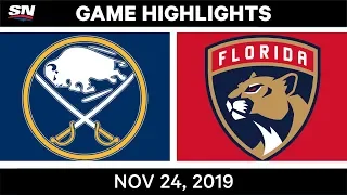 NHL Highlights | Sabres vs Panthers – Nov. 24, 2019