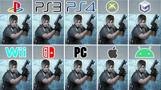 Resident Evil 4 | PS2 vs PS3 vs PS4 vs Xb360 vs GameCube vs Wii vs Switch vs Android vs iOS vs PC