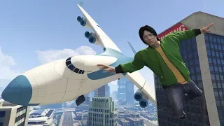 GTA 5 Epic Plane Crash | Ragdoll vol.15 (Euphoria physics)