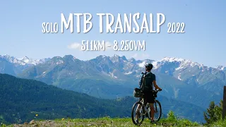 MTB Transalp 2022 to lake Garda - 511km/ 8.250vm: bikepacking over the alps + earning money