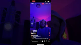 Toosii2x Recording music on Ig Live 🔥