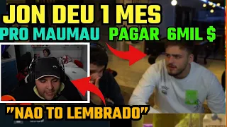 JON COBROU 6mil do MAUMAU EM LIVE DA VIAGEM PRA CURAÇAO 😱