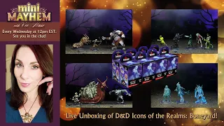 Mini Mayhem with Vee Mus'e: Unboxing D&D Icons of the Realms: Boneyard Brick Minis and Promo Boxes