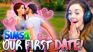 OUR FIRST DATE! 💕 (The Sims 4 #3! 🏡)