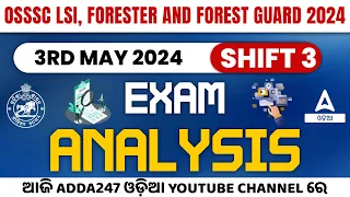 Forest Guard Exam Paper ( 3rd May Shift 3 ) | LSI, Forester All Asked Q&A