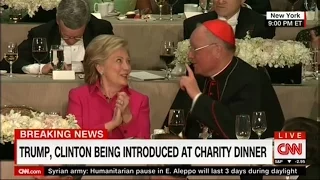 Full Event: Donald Trump's and Hillary Clinton's speeches at Al Smith Dinner, NY, 10/20/2016