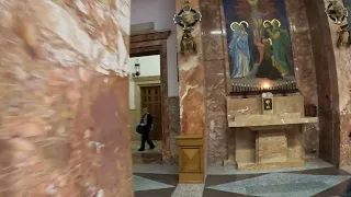 Saint Padre Pio, San Giovanni Rotondo inside in ultra 4k