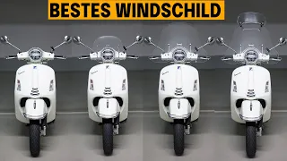 Vespa GTS 300 windscreen test