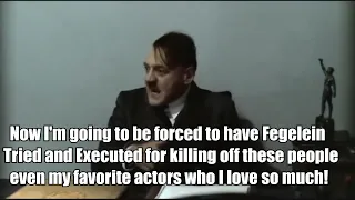 Hitler is informed that Marla Adams has died