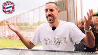 "Back at home" - Franck Ribéry visits FC Bayern's training ground