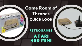 Quick Look - Atari The400 Mini Review and Unboxing #atari #atari400 #quicklook #review #atari8bit