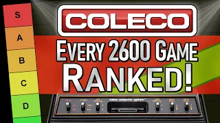 The Ultimate Coleco/Atari 2600 Tier List - ALL RELEASED GAMES RANKED
