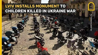 Lviv installs monument to children killed in Ukraine war