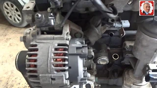 مكونات مكان المحرك بعد نزعه - حساسات المحرك  - Volkswagen Golf 5 TDI