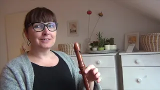 Flöte Spielen mit Sonja Michor #1  - Aufbau, Fingerhaltung und erste Töne