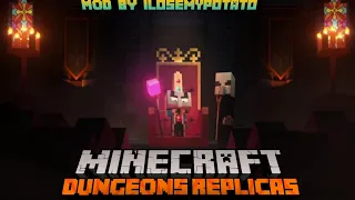 Minecraft PE Dungeon Addon - Dungeons Replicas (Beta) Add-On | Tools, Armors, and Mobs