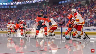 Calgary Flames vs Edmonton Oilers Game 3 2nd Round Stanley Cup Playoffs Highlights NHL 22 PS5