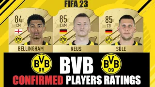 FIFA 23-BORUSSIA DORTMUND CONFIRMED PLAYERS RATINGS