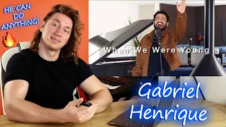 Gabriel Henrique - When We Were Young (Cover) | by Adele | Singer Reaction!