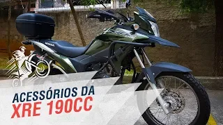 Todos os acessórios da minha XRE 190cc