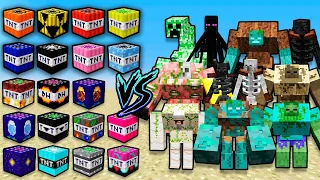 All TNT vs All Mutant in Minecraft