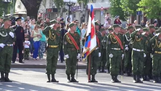 Донецк Генеральная репетиция Парада 9 Мая 2017 г.  Ч.1