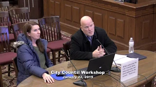 City Council Workshop & Meeting 01/22/2019