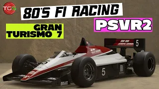 PSVR 2 80's F1 Racing on Gran Turismo 7 Might Scare You!