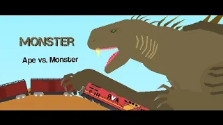 Monster STK test animation (Ape Vs Monster)