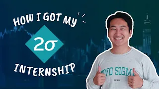 How I got a Two Sigma Internship (for Software Engineering)