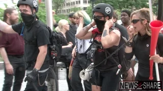 Antifa Demand Charges Dropped Against J20 Protesters