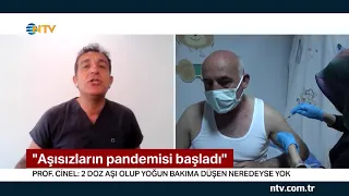 NTV | Yoğun bakımlarda son durum. Hastaların kaçı aşılı, kaçı aşısız?