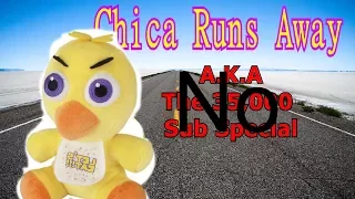 Andrewjohn100 Chica Runs Away "Freddy Fazbear and Friends" Plush Version