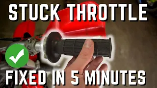 How To Fix A Sticky Throttle On A Dirt Bike