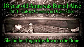 Buried Alive - A Horrific Sight When Disinterred - Young Anna Hochwalt in 1884.